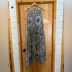 Lovestitch cotton halter beach coverup.  Size S / M.  Lightly worn.